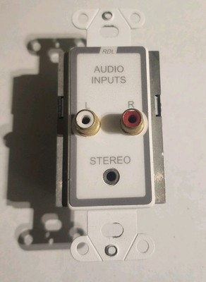 RDL D Series-CIJ3 Wall Plate Audio Infterface Input Unit 
