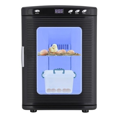 Portable Reptile Incubator 25L, 10-60°C Digital Lab Incubator w/ Handle for Eggs