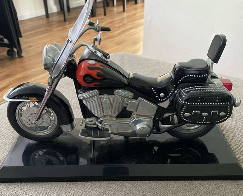 Harley-Davidson Telemania Corded Telephone Black Flame Vintage Mute Redial