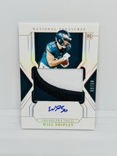 WILL SHIPLEY Rookie 2024 National Treasures Patch Auto Gold /10 Eagles RPA