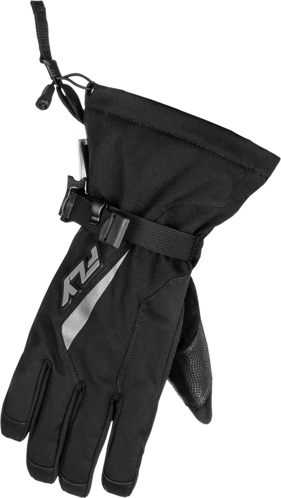 Fly Racing Title Gaunlet Mens Snow Gloves Black
