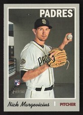 2019 Topps Heritage #625 Nick Margevicius San Diego Padres
