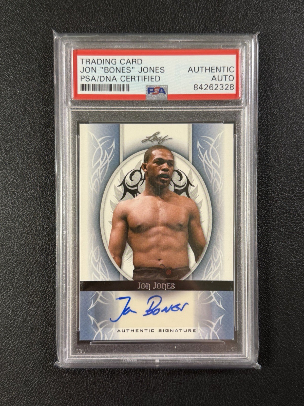 2010 Leaf MMA Autographs Jon Jones #AU-JJ Rookie PSA AUTHENTIC