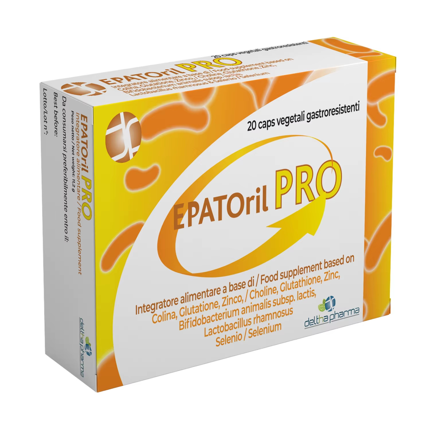Epatoril Pro complément alimentaire choline et sélénium pour le foie en cure de 60 gélules