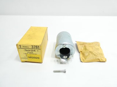 Hubbell 3761 Twist Lock Plug 2p 3w 600v-ac