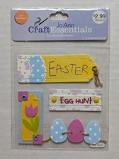 Easter Egg Hunt Scrapbooking Stickers By JoAnn Craft Essentials