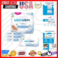 Sensitive Newborn Baby Wipes, 3-In-1 Cleans, Cares, Protects, 99.9 Water,...