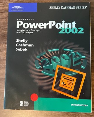 Microsoft Office 2002 Word & PowerPoint Shelly Cashman Textbook Lot