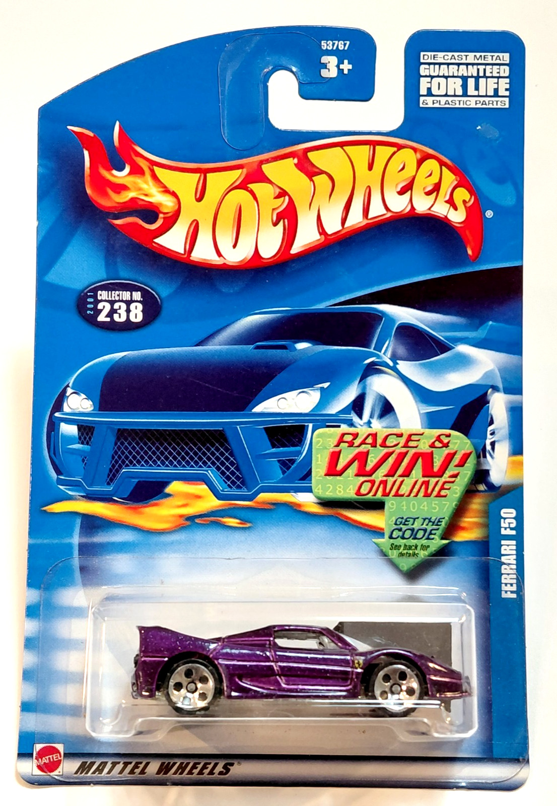 2001 HOT WHEELS FERRARI F50