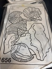 TRI CHEM SUN GLO 1656 Seashells Window Wonders Vintage Instructions 15” X 10.5”