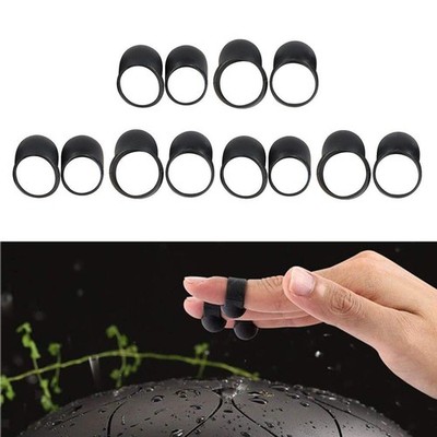12pcs Stahl Zunge Trommel Handpan Trommel Finger Ärmeln Picks Abdeckung