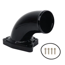 Black Intake Elbow Pipe For 2003-07 Ford F250 F350 F450 6.0L Powerstroke Diesel