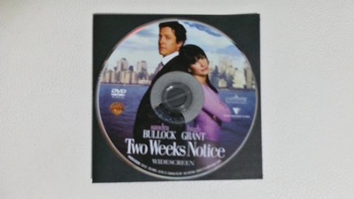 Two Weeks Notice (DVD, 2003, Widescreen)