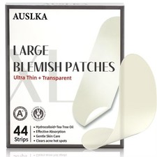 Blemishes Patches - 44 Strips, Hydrocolloid Dots - Large Blemishes Patch - Bl...