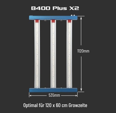 led pflanzenlampe vollspektrum Horti Spectra B400plus X2