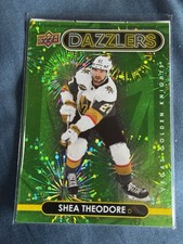 2021-22 Upper Deck Extended Series - Dazzlers Shea Theodore #DZ-145 Green VEGAS