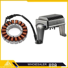 Electric 50 Amp Stator + Regulator Rectifier For Harley Electra Glide FLHT 06-08