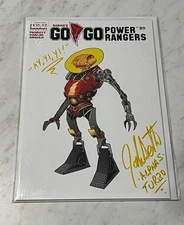 Saban's Go Go Power Rangers 20 2019 Retailer Mora Exclusive Signed Joshua Seth
