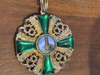 BELLE CROIX DE L4ORDRE du LION de ZOEHRINGEN EN OR GRAND DUCHE DE BADE