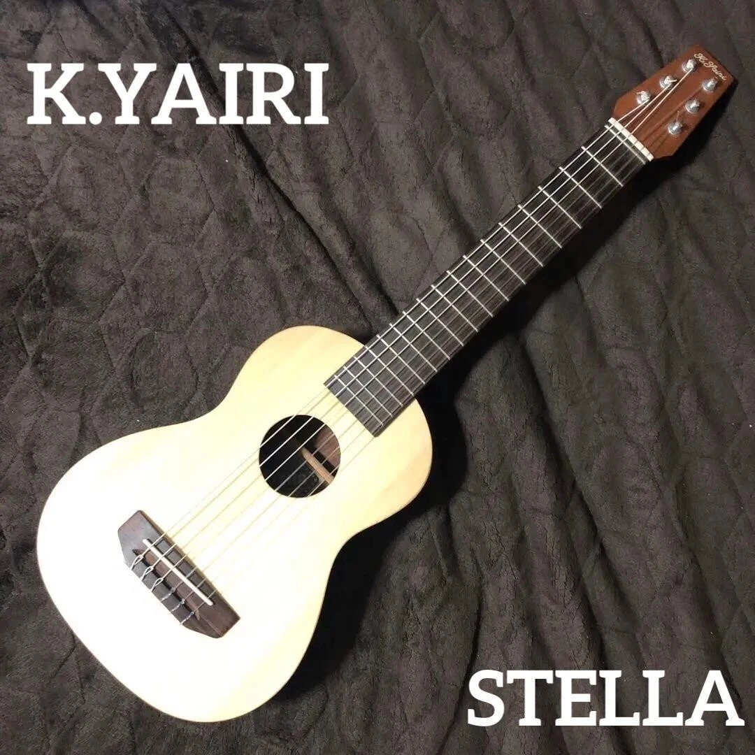 k.yairi ギター　STELlA K.Yairi Stella Nylon Travel Guitar With Soft Case, 1-Serial, Mini