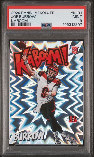 Joe Burrow 2020 Panini Absolute Kaboom!
