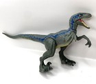 Jurassic World Dino Rivals Blue Dinosaur Velociraptor Raptor 4” Figure Toy