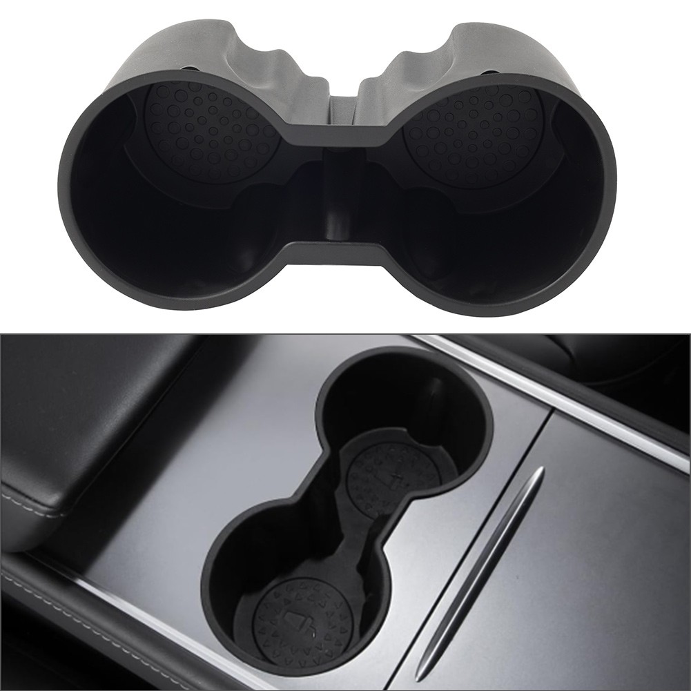 Center Console Cup Holder Interior Insert For Tesla Model 3 21-23 Model Y 21-24