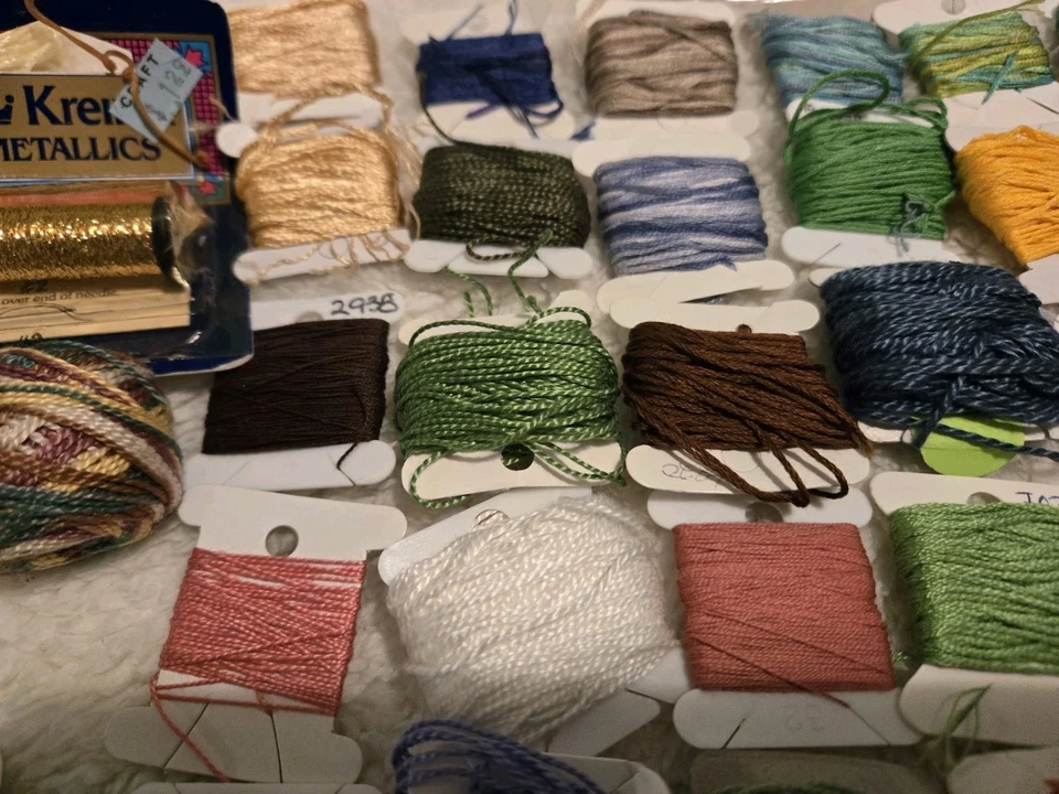 Embroidery Cross Stitch Thread Floss & Jewelry Thread Mixed Lot - Image 4 of 4