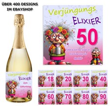 Aufkleber Flaschenetikett Bierflasche Geschenk Geburtstag Geschenkidee D478