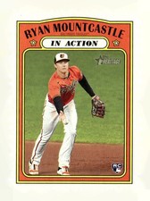 RYAN MOUNTCASTLE 2021 TOPPS HERITAGE RC ORIOLES HY1