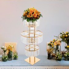 5 Tiers Round Flower Stand Wedding Centerpieces Flower Stand Free Standing