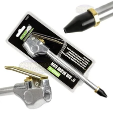 6" Air Blow Gun Rubber Tip 1/4" NPT Inlet GRIP 10581 Blowgun Tool