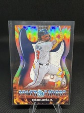 2026 Bowman Chrome Power Chords RARE DIE-CUT INSERT PC-3 Ronald Acuna Jr.