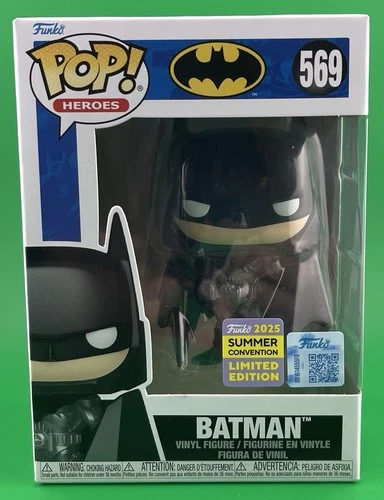 Funko Pop Heroes 569 BATMAN 2025 Summer Convention Limited Edition Vinyl Figure