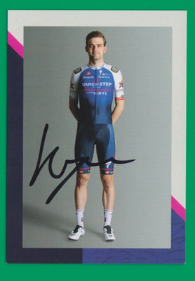 CYCLING Cycling Card KASPER ASGREEN Team QUICK STEP Signed