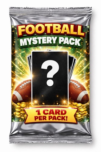 NFL Mystery Pack | 1 Card | Guaranteed Hit | Rookies, Inserts, Parallels