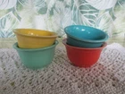 4 Fiesta Bullion Cup/Bowl Retired Colors and Shape