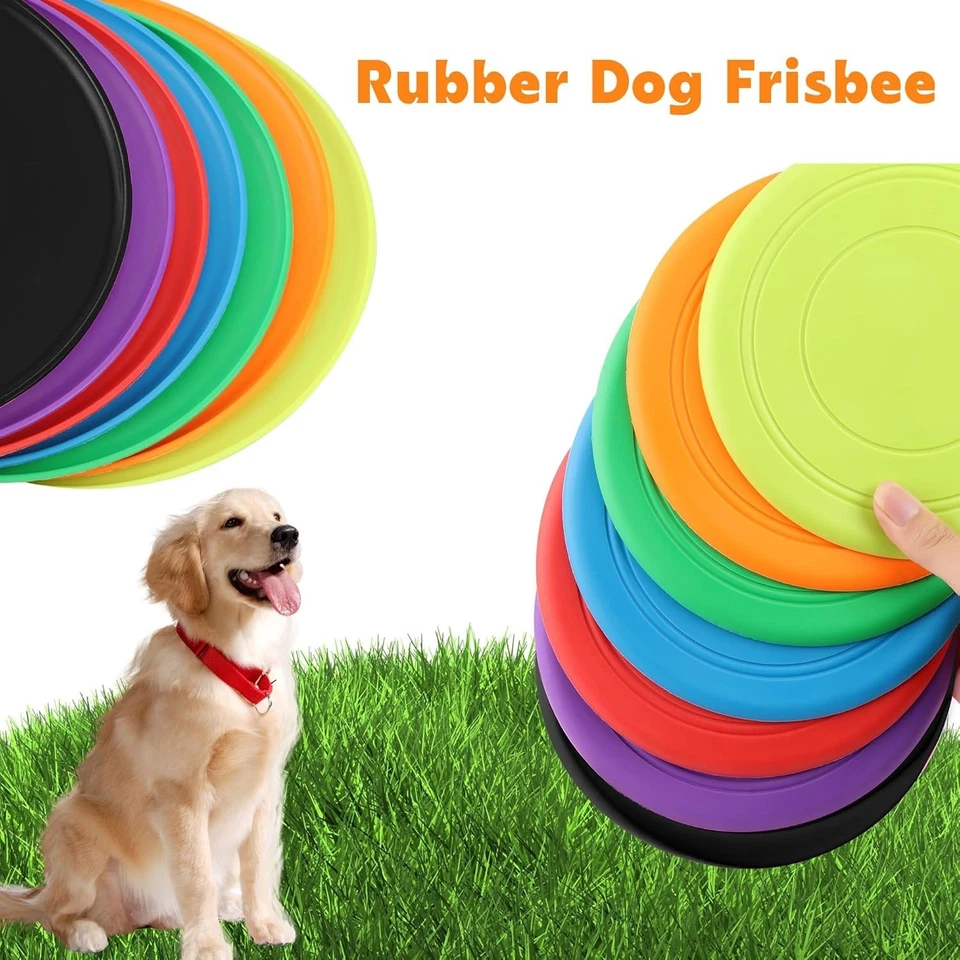 Hundefrisbee Set – 18cm, 7 Farben, & zahnfreundlich für kleine Hunde - Bild 4 von 4