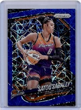 2025 Panini Prizm WNBA #4 Satou Sabally Blue Velocity Prizms