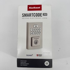 Kwikset SmartCode 260 Keypad Electronic Deadbolt Satin Nickel New Smart Lock