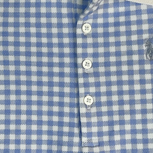 Polo by Ralph Lauren Kids Light Blue White Checked Polo Shirt Size 2T EUC - Picture 3 of 7