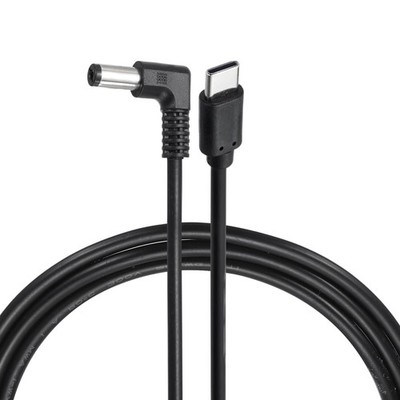 36W PD Trigger Kabel 12V 3A 5.5x2.1mm Type-C Right Angle Stromkabel 2.0m