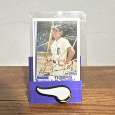 Topps 1982 Alan Trammell #475 Detroit Tigers Autographed MLB Baseball Card