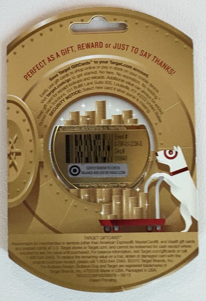 Moneda de oro TARGET EDICIÓN ESPECIAL LIMITADA - Nunca rayada Foto 2 de 2