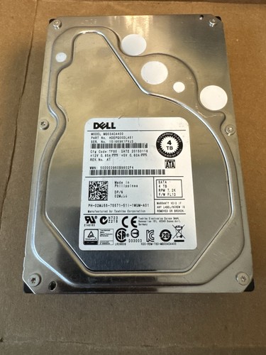 Dell 12GYY/012GYY 4TB 3.5" SAS 6Gbps 7.2k MG03SCA400 HDD