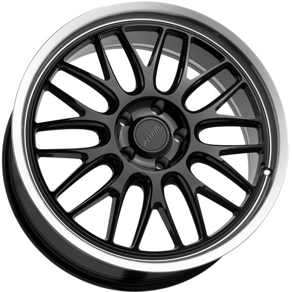 (Set of 4) Petrol P4C 20x8.5 5x112 +40mm Gloss Black Wheels Rims 20" Inch - Image 3 of 4