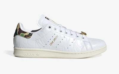 adidas Stan Smith BAPE 30th Anniversary White Sneaker Schuhe 42 44 2/3 IG1115 - Bild 1 von 4