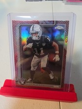 2025 Topps Chrome Football - Tre Tucker Football Leather Refractor #175