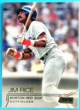 2015 Topps Stadium Club Black Foil Jim Rice #98 Red Sox HOF