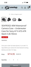 Seafrogs Professional Underwater Housing for Sony A7 II 40m/130ft]...